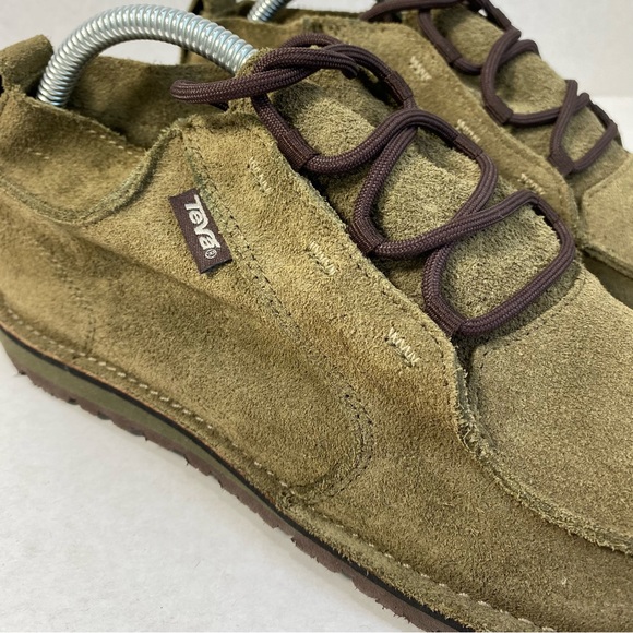 Teva Mush Atoll Olive Green Suede Lace Up Casual Chukka Boot 1001417; Men’s Sz 8 - Picture 9 of 16